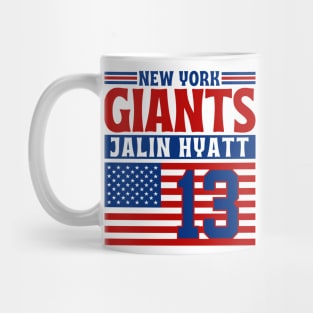 New York Giants Hyatt 13 American Flag Football Mug